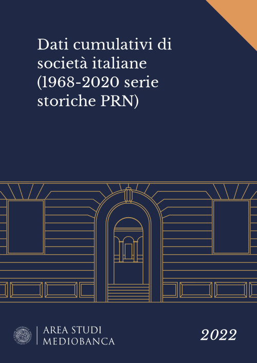 Immagine copertina - Dati cumulativi di società italiane (1968-2020 serie storiche PRN)