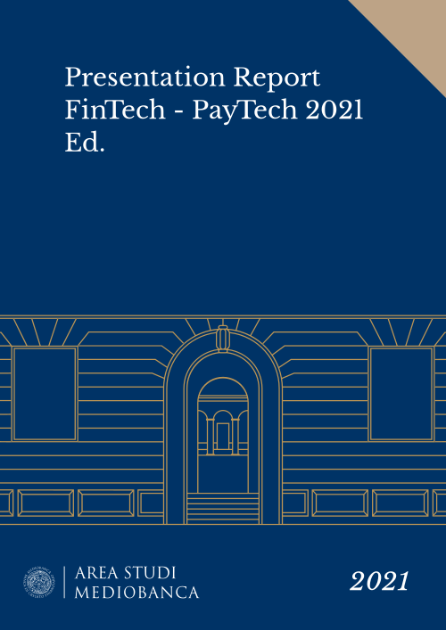 Immagine copertina - Presentation Report FinTech - PayTech 2021 Ed.