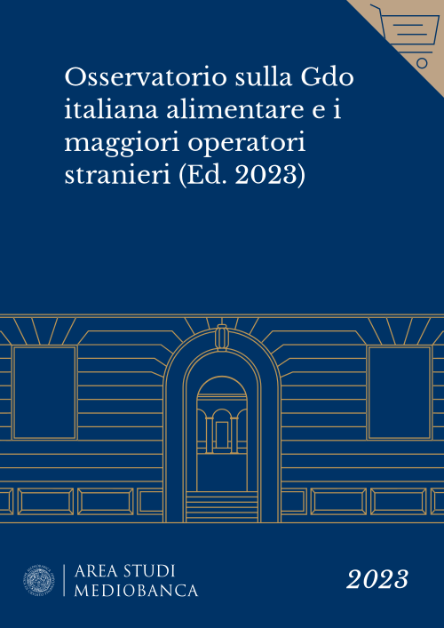 Immagine copertina - Osservatorio sulla Gdo alimentare italiana e i maggiori operatori stranieri (Ed. 2023)