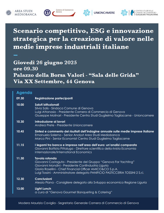 Scenario competitivo, ESG e innovazione strategica per la creazione di valore nelle medie imprese industriali italiane